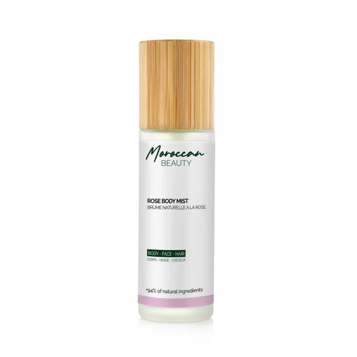 Brume parfumée - Moroccan Beauty - Eau de Rose - 100ml - Sans alcool - Hydratation légère