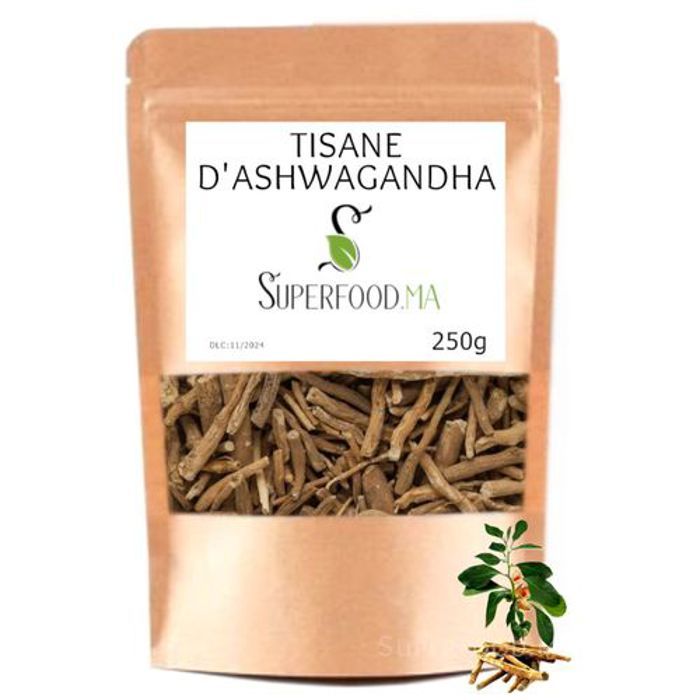 250g - TISANE DE RACINE D'ASHWAGANDHA