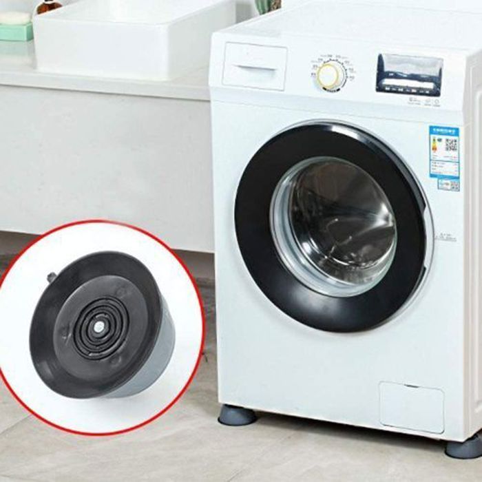 Nouveau 4 pièces Tapis fixe antidérapant machine à laver chaise