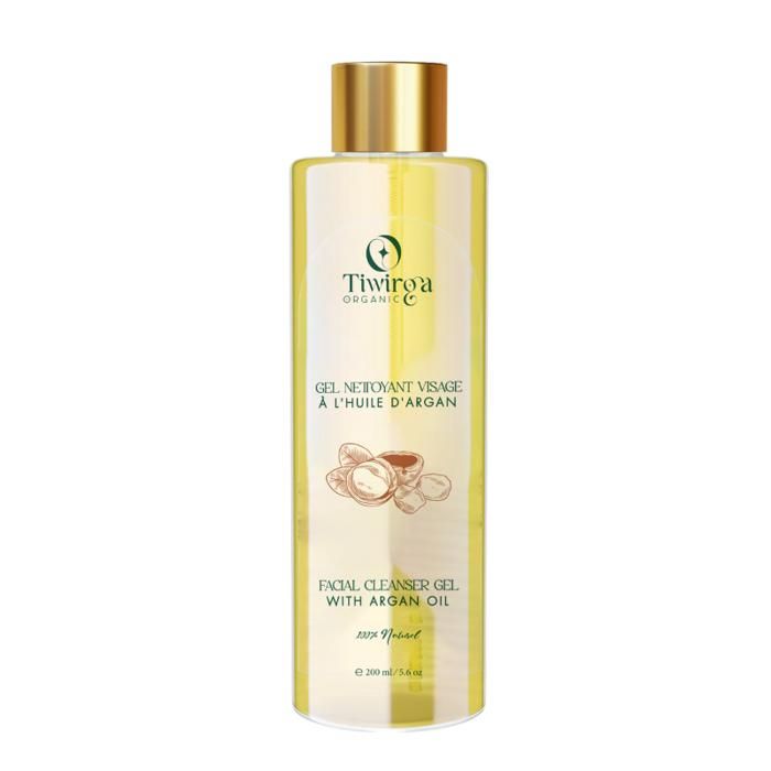 Gel Nettoyant - Marque Inconnue - 200ml - Argan - Sans Parabène - Tous types de peau