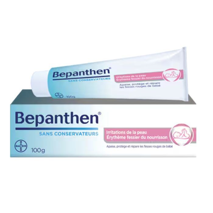 Crème - Bepanthen 5% - 100g - Hypoallergénique - Tous types de peau