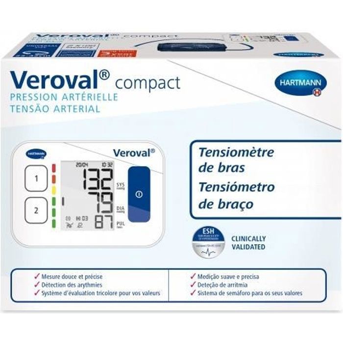 Hartmann Veroval Compact Tensiomètre Bras