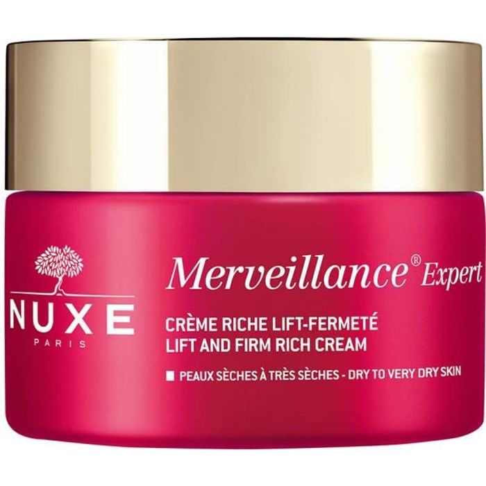 NUXE MERVEILLANCE EXPERT CREME RICHE LIFT-FERMETE PEAUX SECHES A TRES SECHES 50ML