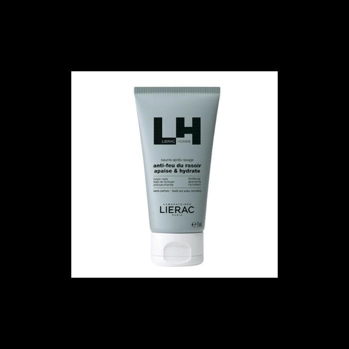 Baume Après-Rasage - LIERAC - Homme - 75ml - Anti-Irritations - Apaisant