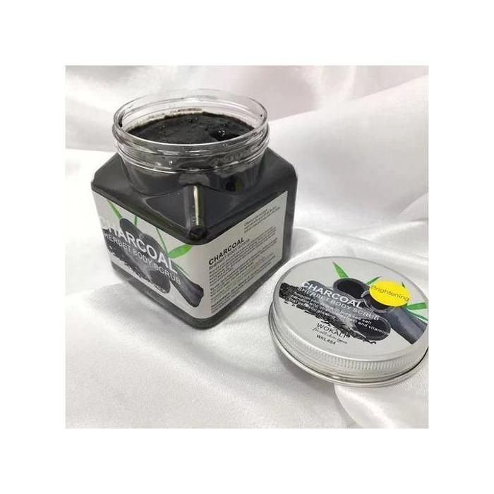 Gommage soin Corps visage Sherbet au charbon charcoal sans parabens