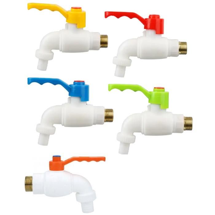 Robinet ppr pvc raccords de tuyauterie d'eau robinet de machine à laver 20 mm (Couleur aléatoire)