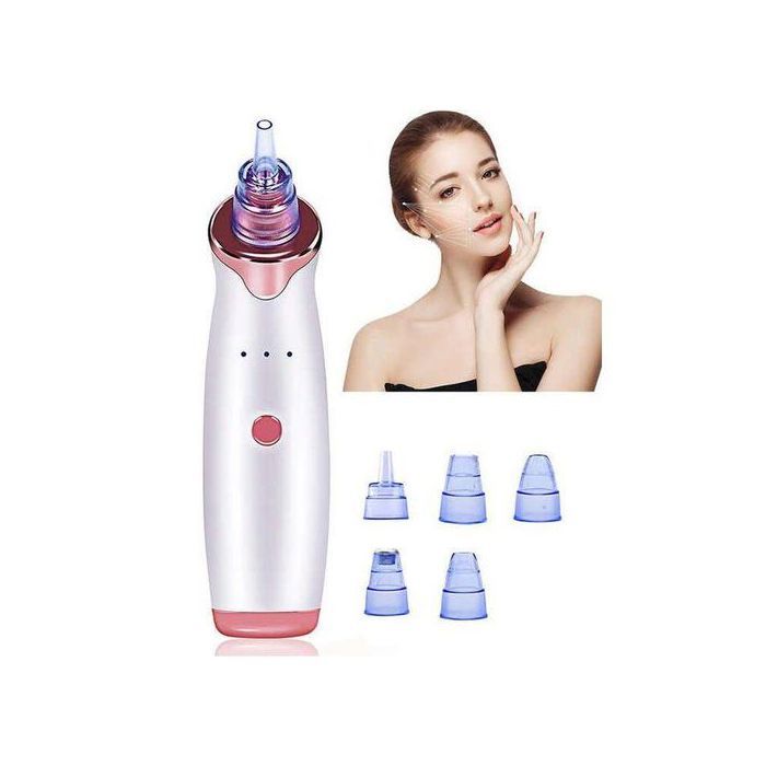XR Cleaner Aspirateur Point Noir Electrique, Réglage en Trois Etapes, Equipé de 5 Têtes d'Aspiration