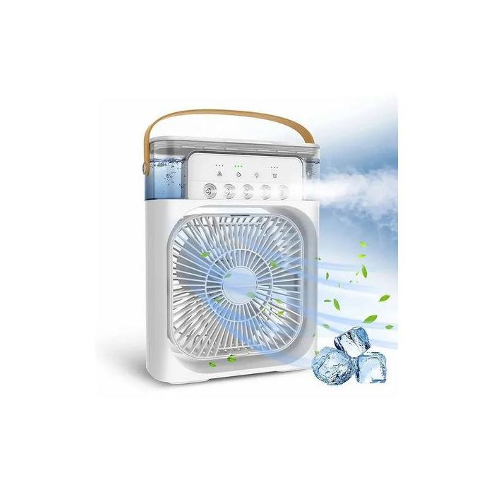 3/1 Climatiseur portable, petit refroidisseur d'air, veilleuses LED, ventilateur humidificateur, couleur aléatoir