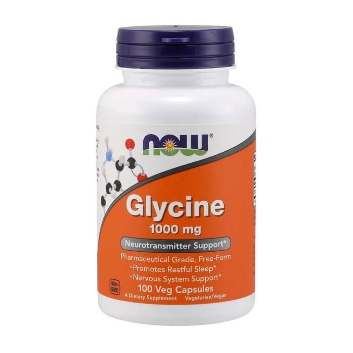 Compléments alimentaires Glycine 1000 MG BI4126 , NOW Foods,