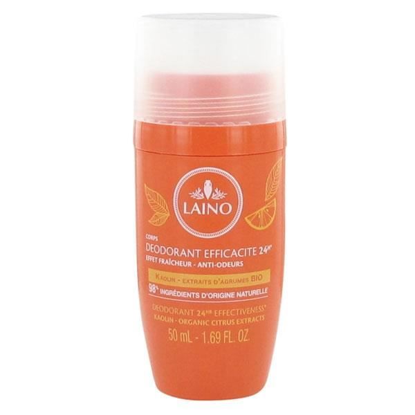 Déodorant - Laino - Efficacité 24h - Agrumes - 50ml - Sans alcool