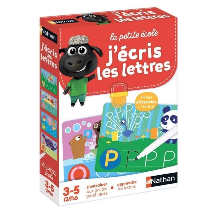 Nathan - J'écris les lettres - Jeux Educatifs - 3 ans et plus