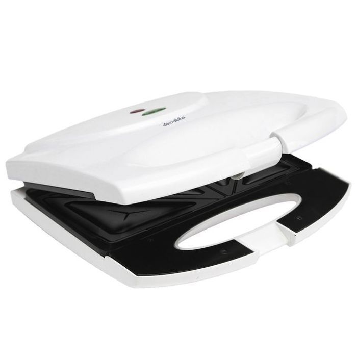 DECAKILA - Toaster sandwichs 800W - Blanc