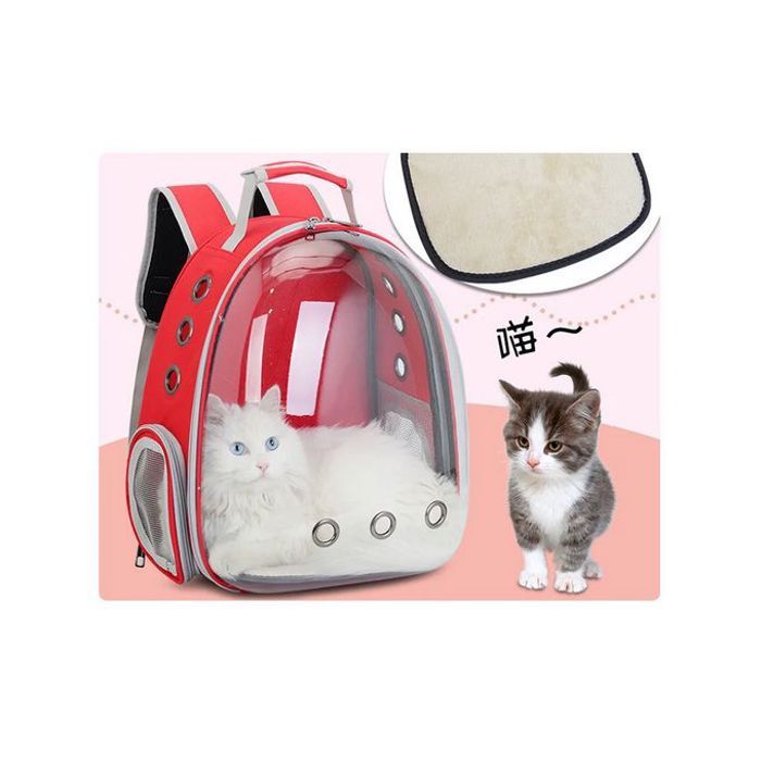 Sac pour animal de compagnie de grande capacité, sac spatial, sac transparent respirant et robuste