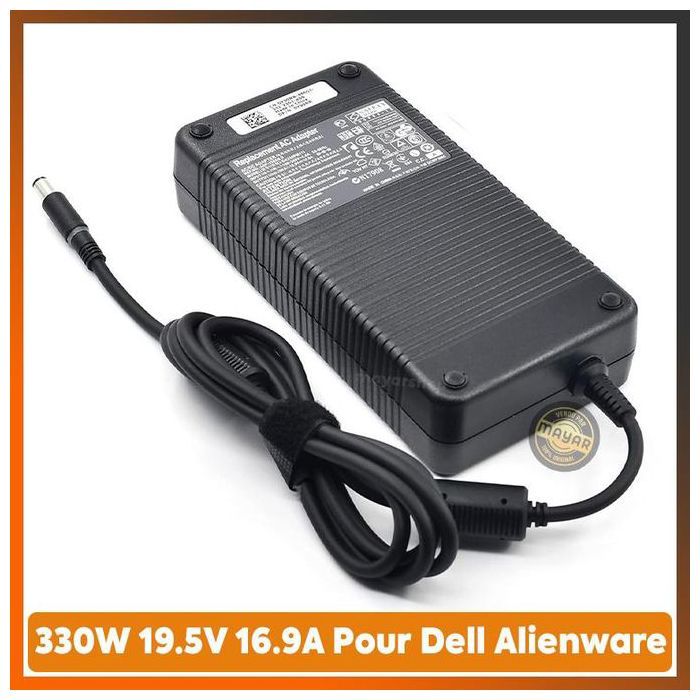 DELL Chargeur d’origine 330W 19.5V 16.92A pour PC Gaming Alienware et G Series