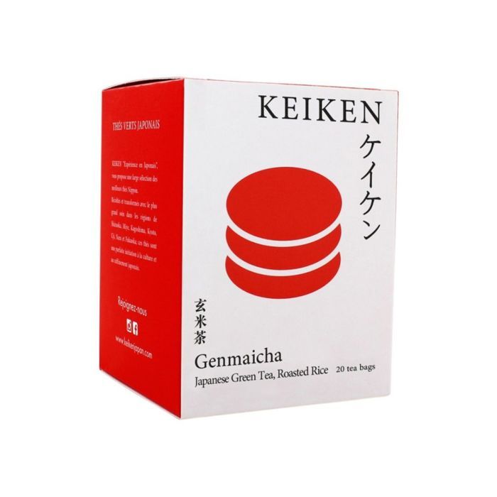 Thé-TCHABA KEIKEN GENMAICHA BOITE 20 SACHETS