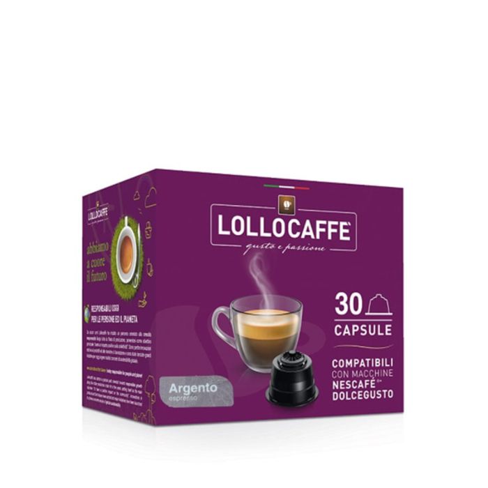30 CAPSULES DE CAFE DOLCE GUSTO ARGENTO LOLLOCAFFE