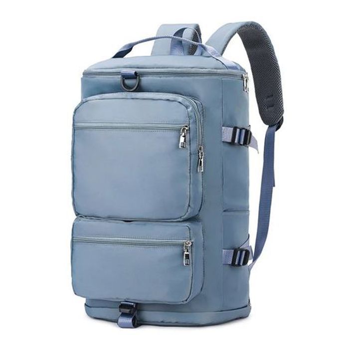 Sac à dos de sport - GENERIC - Multisport - Grande capacité - Poche humide - Polyester bleu