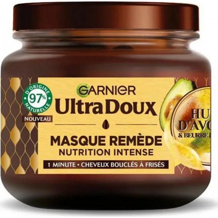 Masque capillaire - Garnier - Ultra Doux - Nutrition Intense - Avocat - Karité 340ml