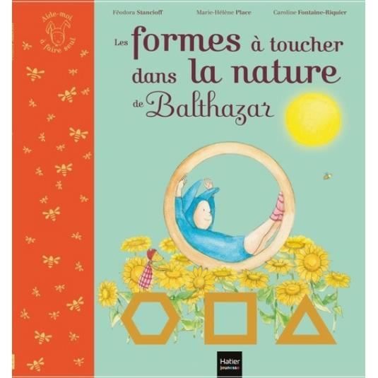Livre interactif - Balthazar - Les formes à toucher - Sensoriel Montessori - Dès 3 ans - Aide-moi à faire seul