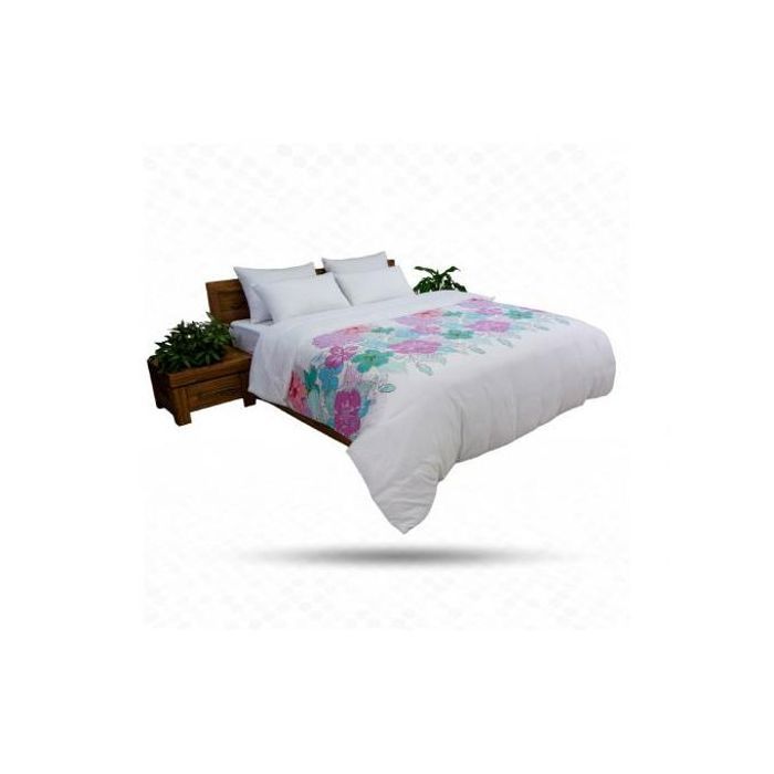 Housse de couette - Grain de Vie - Pétale d'Amour - Antiallergique - 240x260 cm - 2 taies offertes