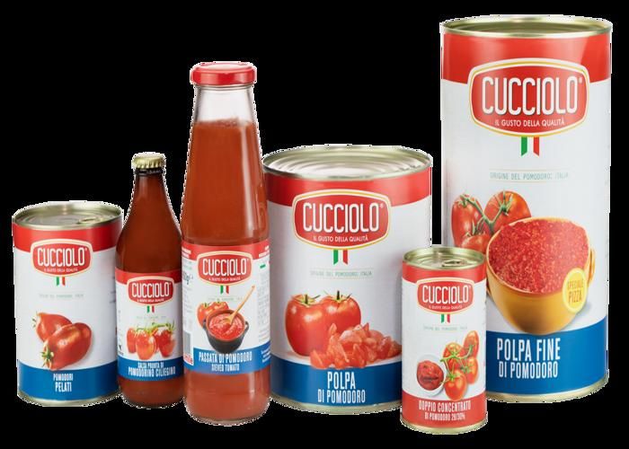 BOITE 4050.GR -SAUCE PIZZA PULPE FINE DE TOMATES PROFESSIONEL- CUCCIOLO