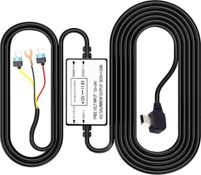 Câble d'alimentation - AZDome - M550 Pro Max - Mini USB - Mode parking - Kit 3 fils