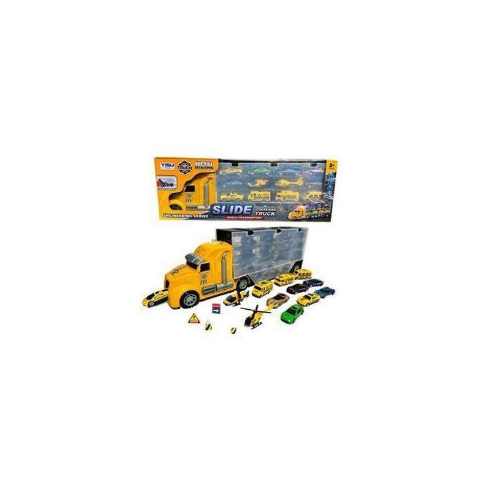 Camion de Transport avec Véhicules Métalliques - Engineering