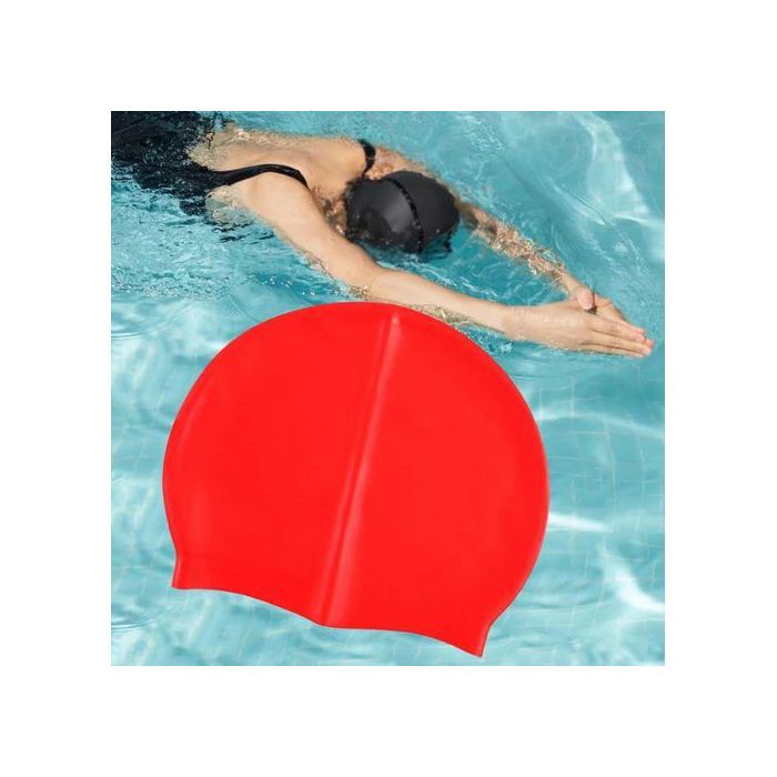 Bonnet de natation en Silicone, bonnet de bain