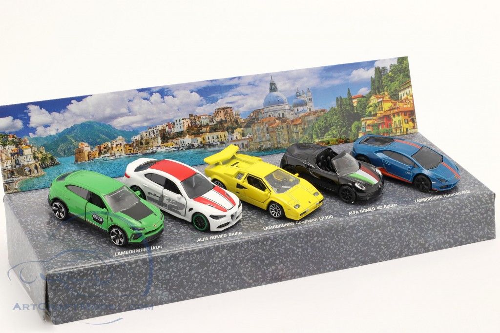 SIMBA Dream Cars Italie, 5 Pièces Coffret Cadeau