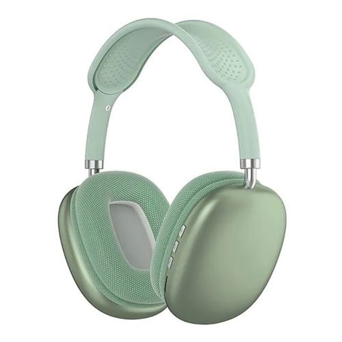 Casque sans fil - Music - VERT - Bluetooth 5.0 - Contrôle du volume - Appels mains libres