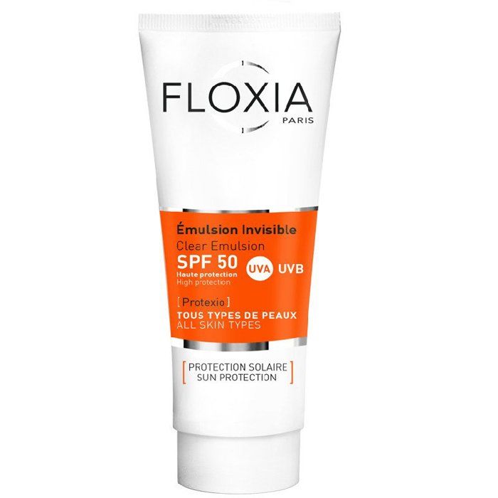 Protection Solaire - FLOXIA - 70SPF - Crème Invisible - 40ml - Résistant à l'eau
