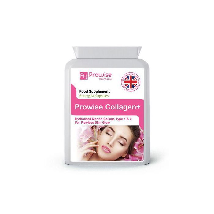 Prowise Healthcare Collagène Marin 1200mg Type 1 et Type 2 , 60 gélules - Made in UK