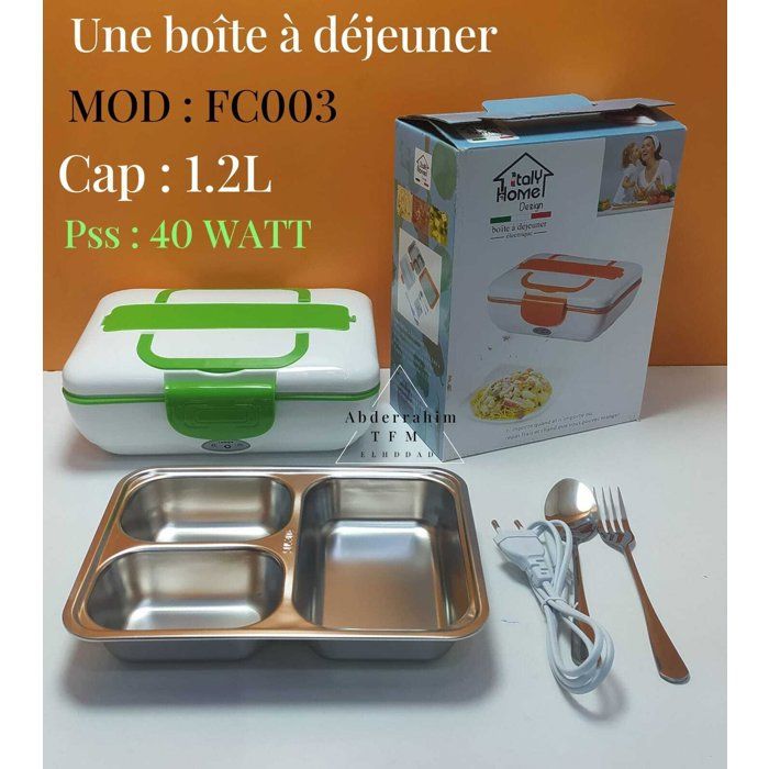 Boîte à Déjeuner Électrique Chauffante