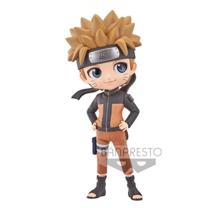 Figurine Q Posket - Naruto Shippuden - Uzumaki Naruto - Couleurs vives - Intérieur - BANDAI VISUAL