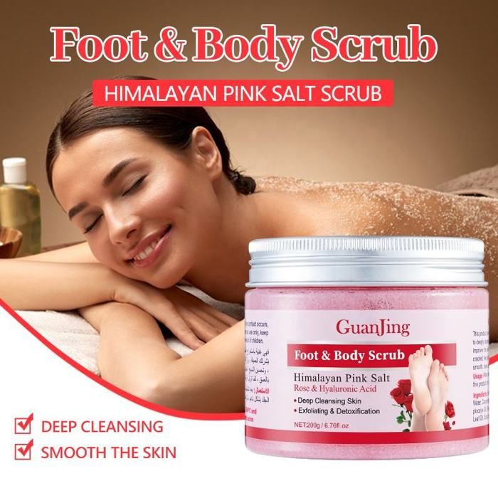Guanjing Gommage pour les pieds et le corps, réparation, élimination de la saleté et des cellules mortes