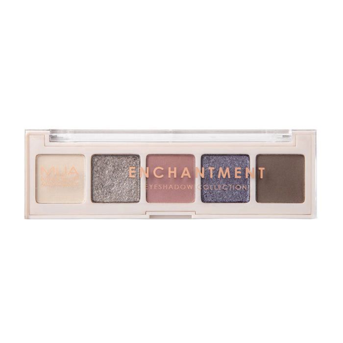 Palette de fards à paupières - MUA - Enchantment - 5 teintes - Mat et métallisé - Haute pigmentation