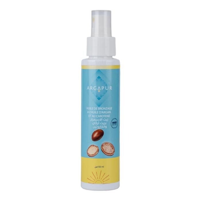 HUILE DE BRONZAGE, BOUTEILLE ARGAPUR PET 100 ML