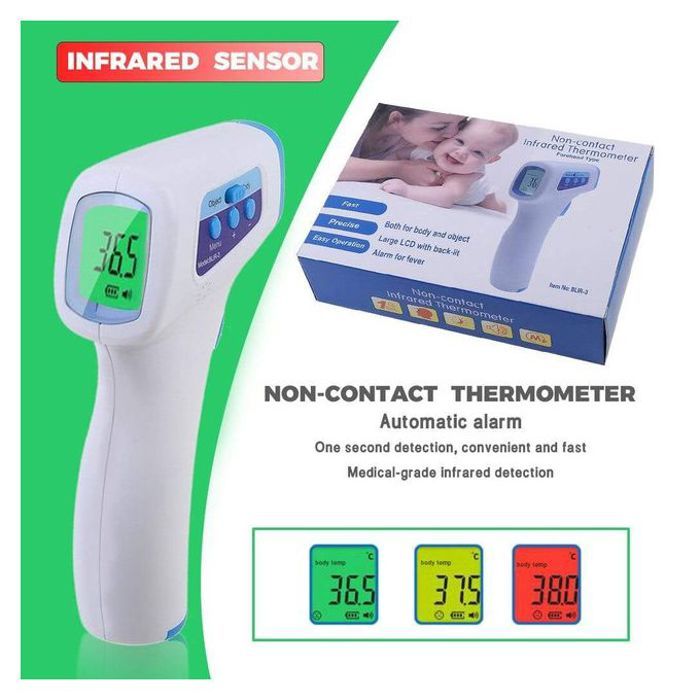 Thermomètre Infrarouge Frontal - Sans Contact - Numérique