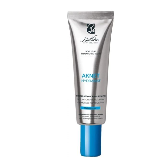 Crème Sébo-Normalisante - Bionike - Aknet Hydramat - 40ml - Hydratante - Matifiante - Peaux Grasses
