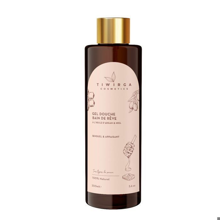 Gel Douche - Non spécifié - 200ml - Enrichi au Miel - Huile d’Argan