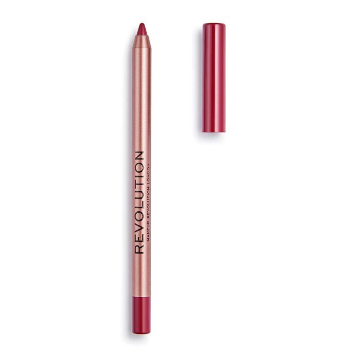 Crayon à lèvres - REVOLUTION - Satin Kiss - Rose Muted Red - Ultra-lisse - Richement pigmenté