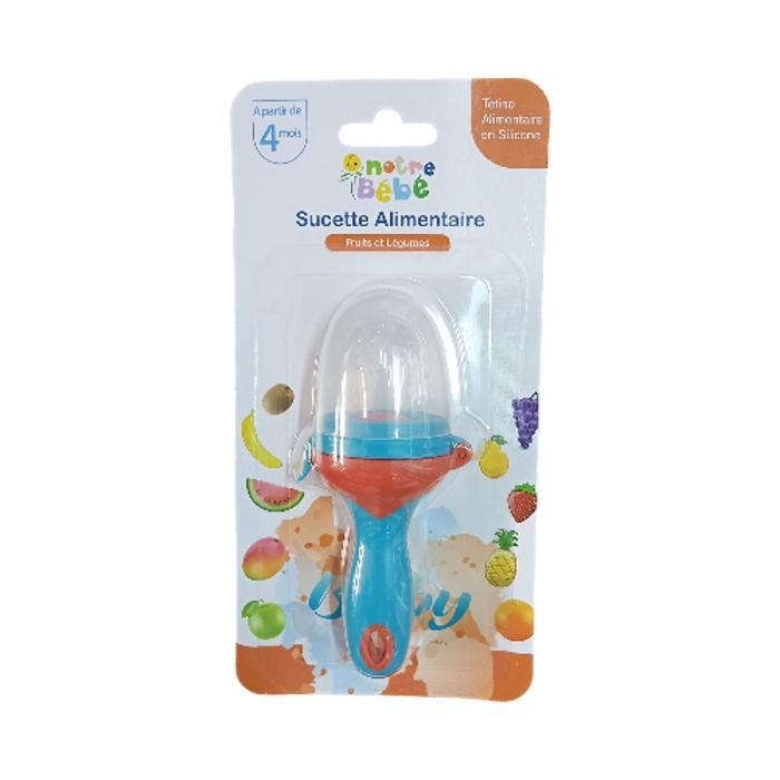 Notre bébé sucette alimentaire fruit et legumes à partir de 4 mois