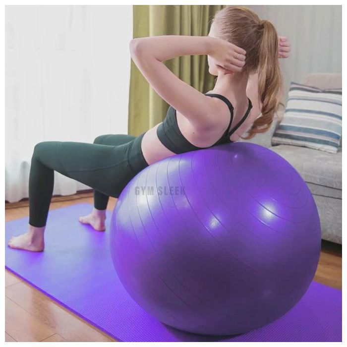 Ballon de Yoga et Fitness Anti-Explosion Antidérapant, Idéal pour Pilates, Musculation, Grossesse et Rééducation