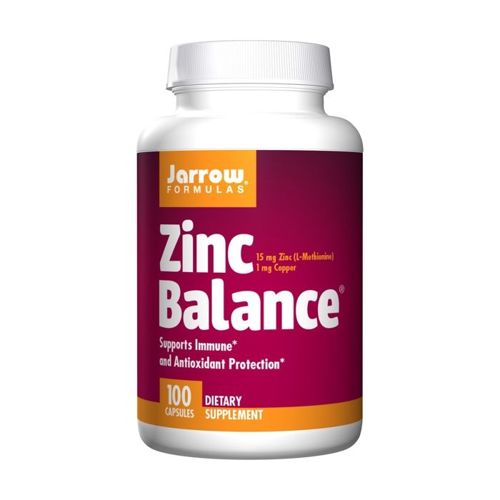 JARROW FORMULAS Zinc Balance (Équilibre du zinc) 100 Gélules