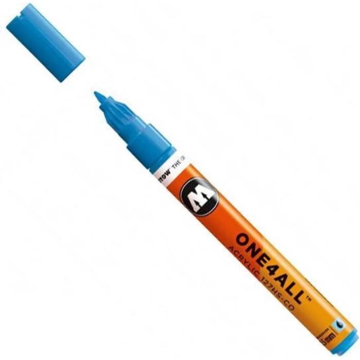 One4All 2mm Shock Blue Middle Marqueur en acrylique