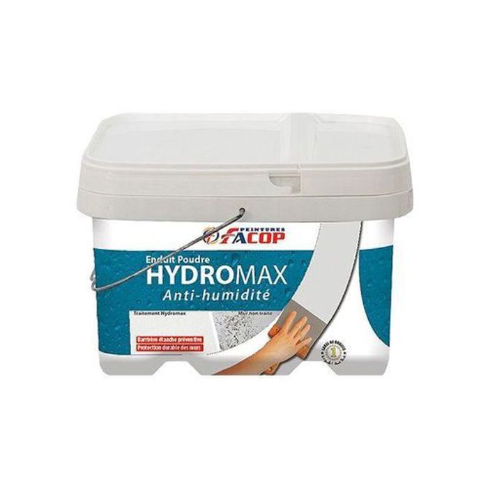 FACOP Enduit hydrofuge destiné aux rebouchage et enduisage des murs 5kg