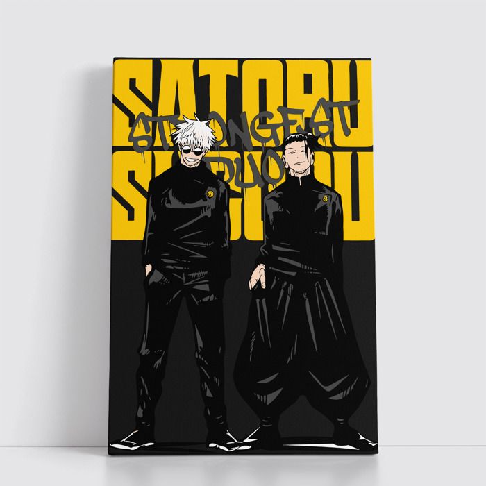 Tableau decoratif sur Toile 25x40 cm Anime attack on titan - one piece - Naruto - death note - Jujutsu Kaisen - Spy x Family 573