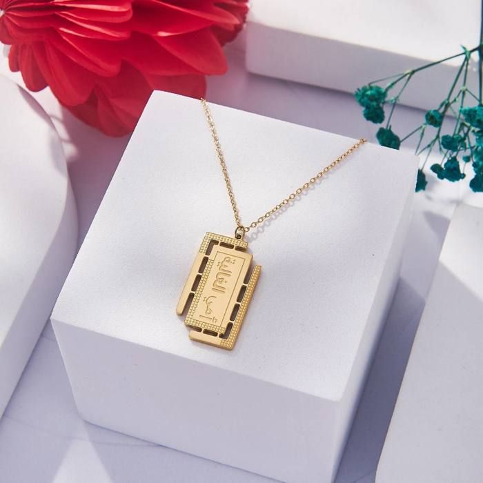 Collier - INOXYDABLE - Ma chère mère - Acier inoxydable - Argenté - Femme