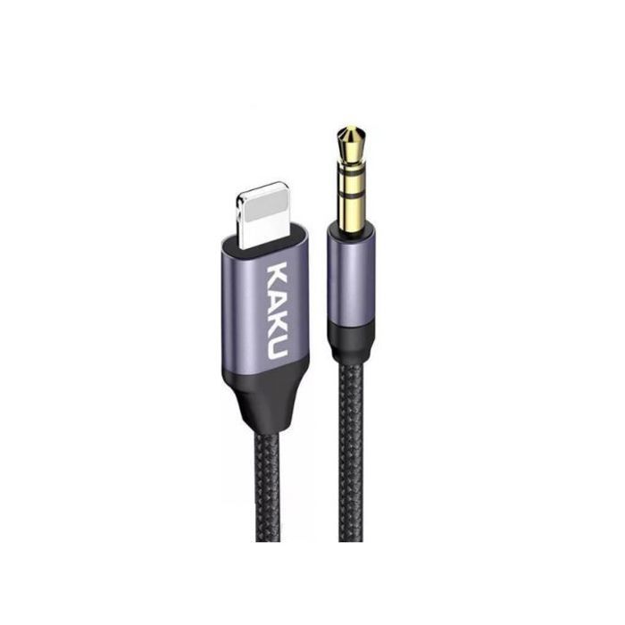 Câble audio Lightning vers 3,5 mm Aux - Blanc