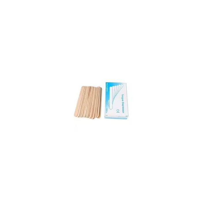 100 Spatules en Bois pour épilation à la Cire, Bâtons D'artisanat Naturel
